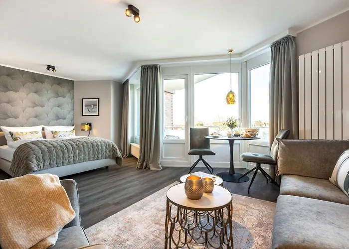 Neu! Ferienwohnung Sunset Loft Wohlfuehlatmospaehre Mit Weitblick In Westerland Sylt